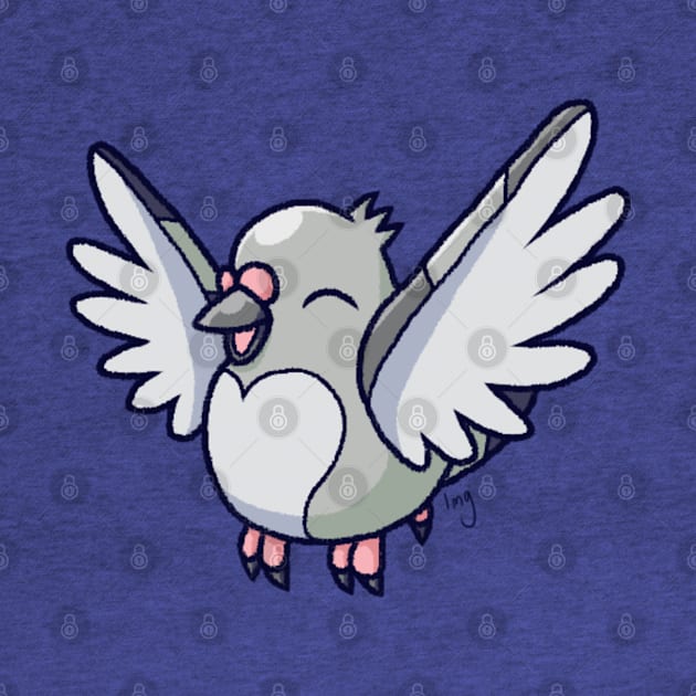 1217 Tiny Pigeon by MeenGreenie